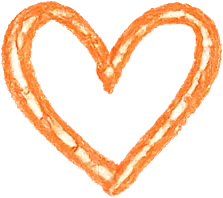 Orange Heart
