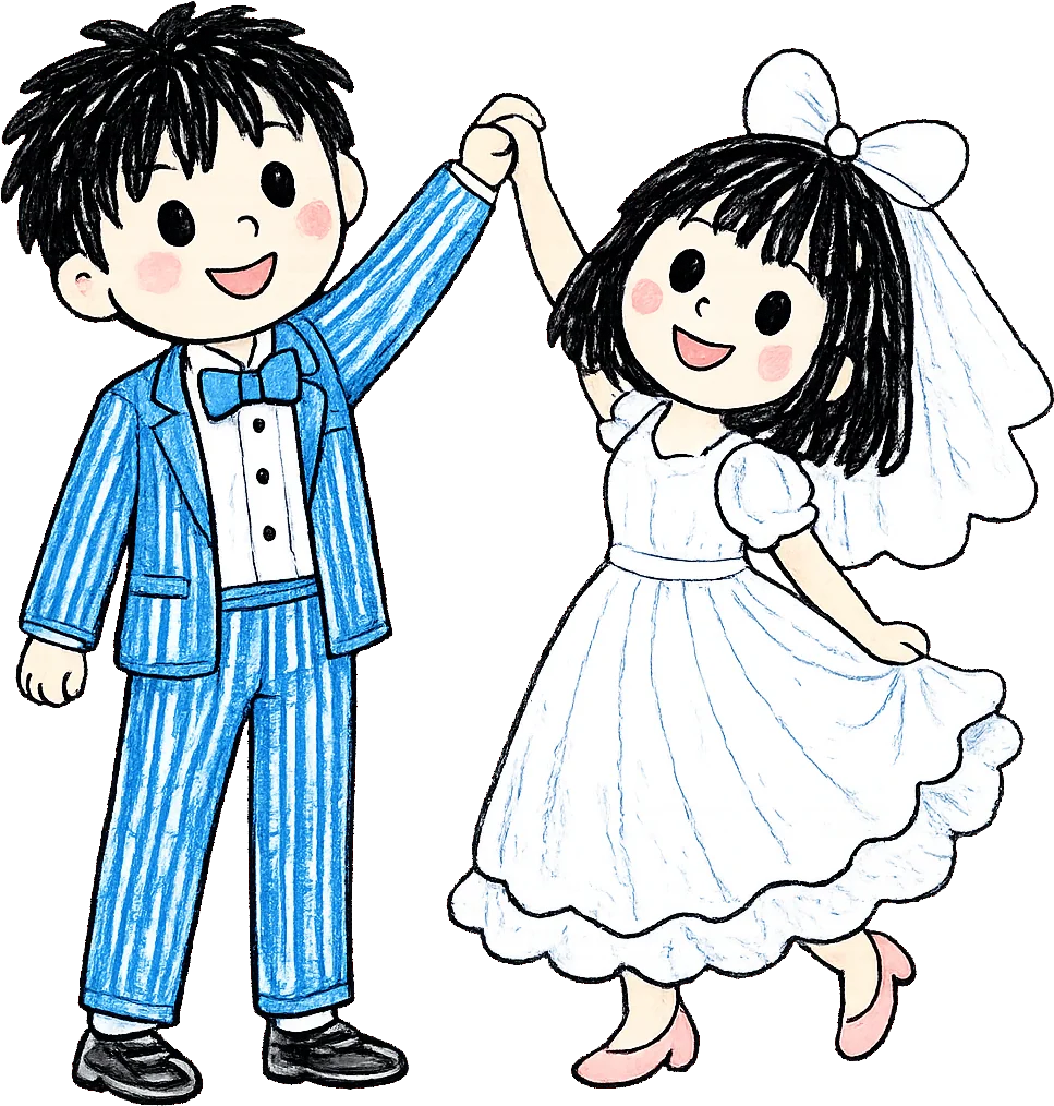 Bride & Groom Animation Frame 1
